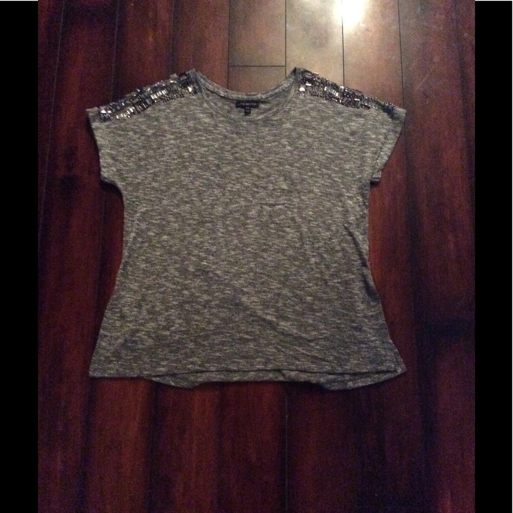 Beaded Shoulder Blouse