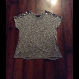 Beaded Shoulder Blouse