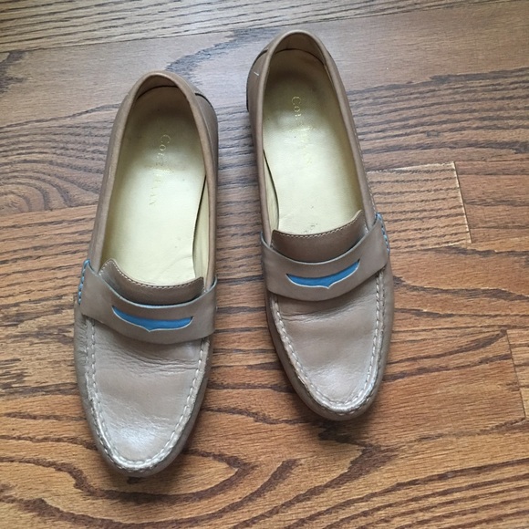 Cole Haan Penny Moc Colorblock Blue Size 5 - Picture 1 of 4
