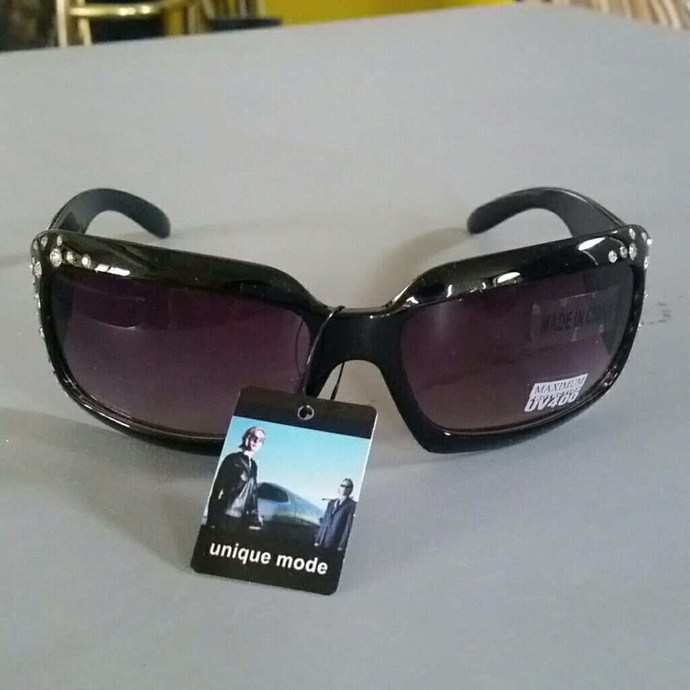Unique Mode Sunglasses Fleur-de-lis and stones