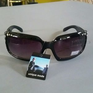 Unique Mode Sunglasses Fleur-de-lis and stones