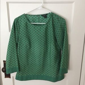 EUC J. Crew 3/4 sleeve blouse