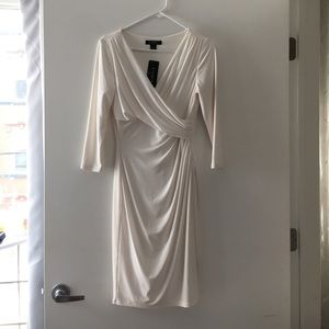 NWT- Ralph Lauren White Essentials Dress - 4