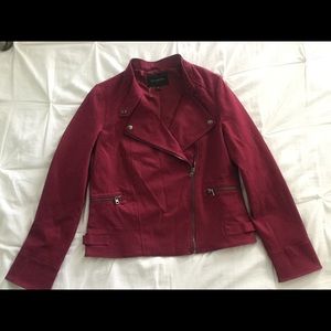 Banana Republic Bomber Jacket-Maroon