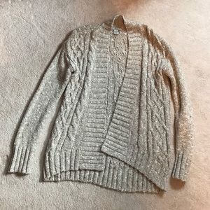 Chunky Knit Cream Cardigan