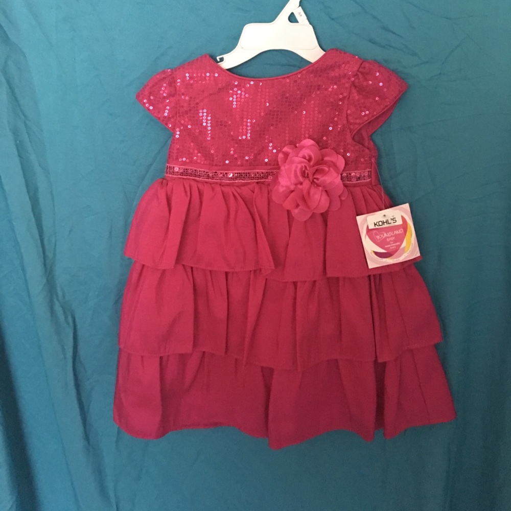 Fushia Pink Toddler Dress