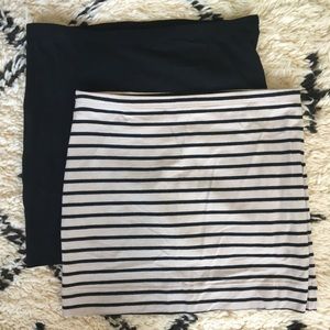 Set of 2 H&M Stretchy Basic Miniskirts