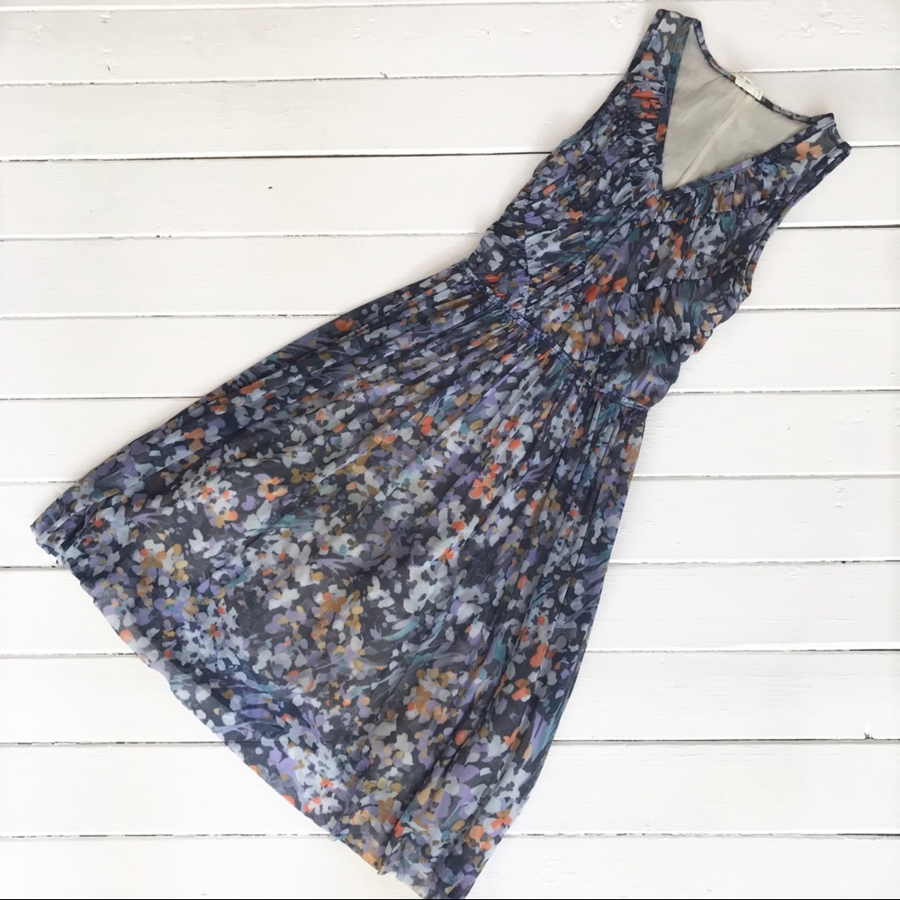 Anthropologie Watercolor Dress
