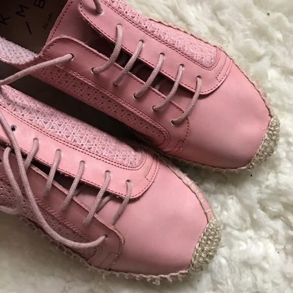 Anthropologie Perforated Leather Sneakers - Picture 2 of 5