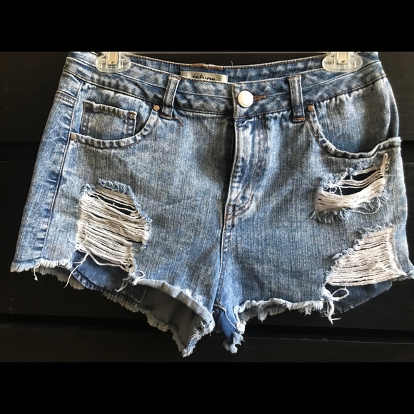 Refugee Jean Shorts Sz 4 - Picture 1 of 7