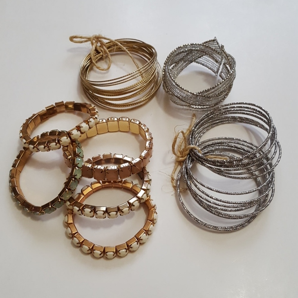 🚫SOLD🛇 Gold and Silver Bracelet Bundle!
