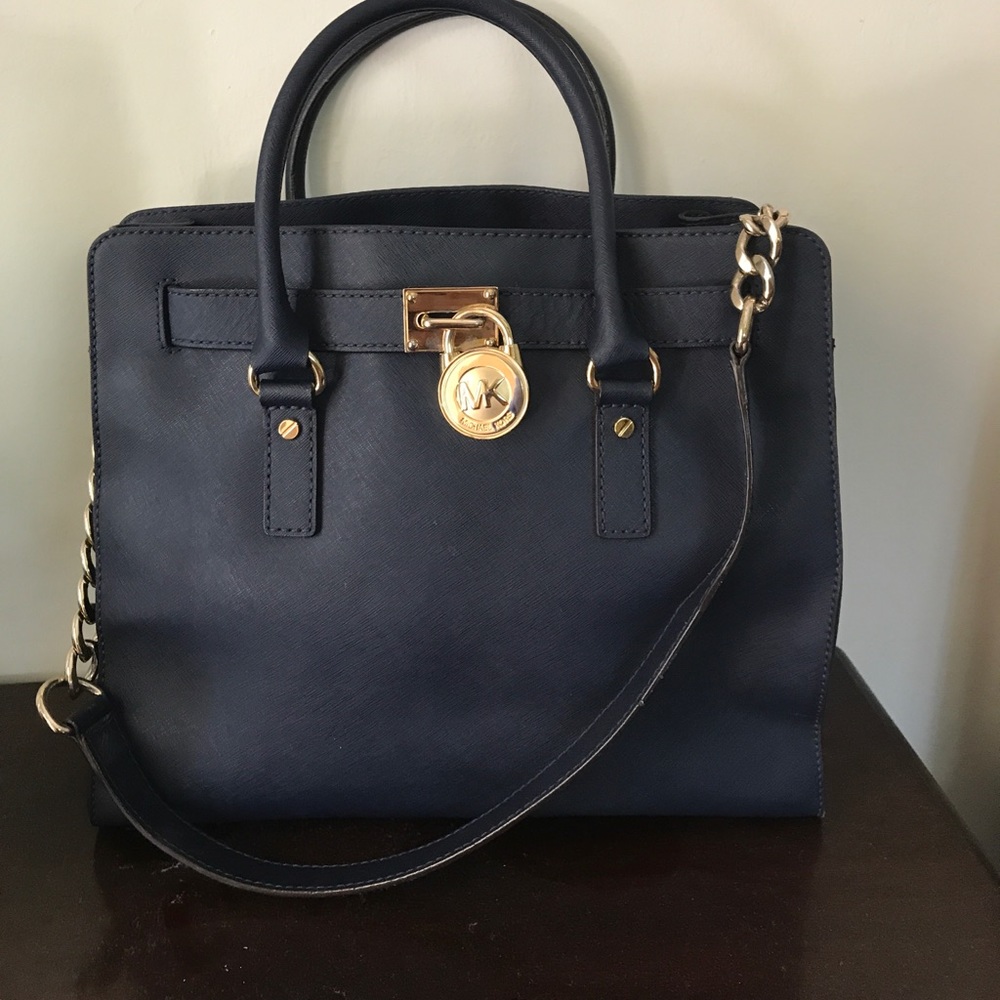 Navy Blue Hamilton Large Tote