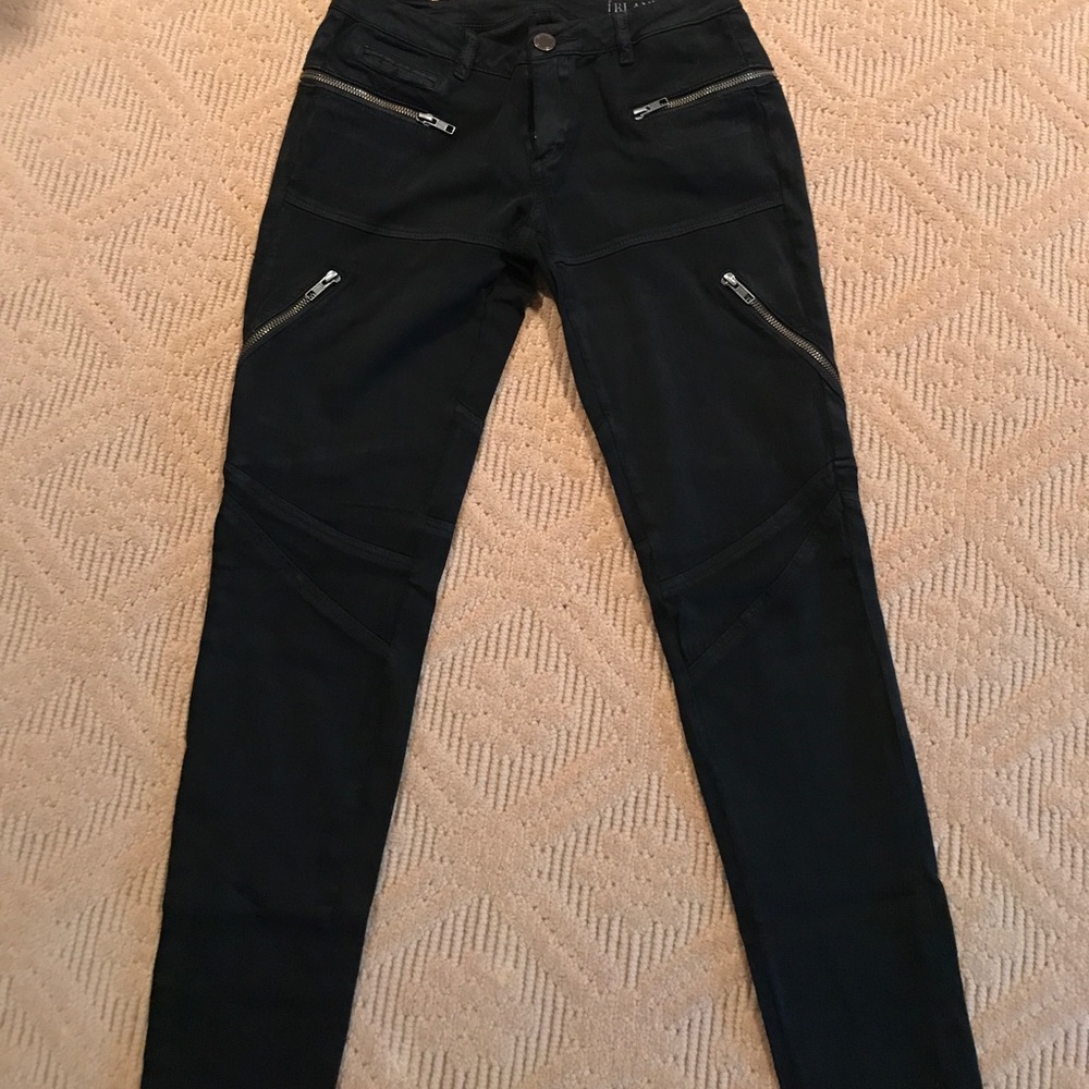 Blanknyc black zipper pants