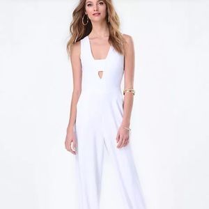 Bebe Bandeau Double V Jumpsuit