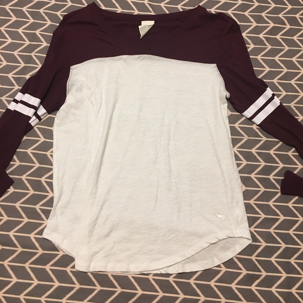 Victoria Secret PINK baseball tee- medium