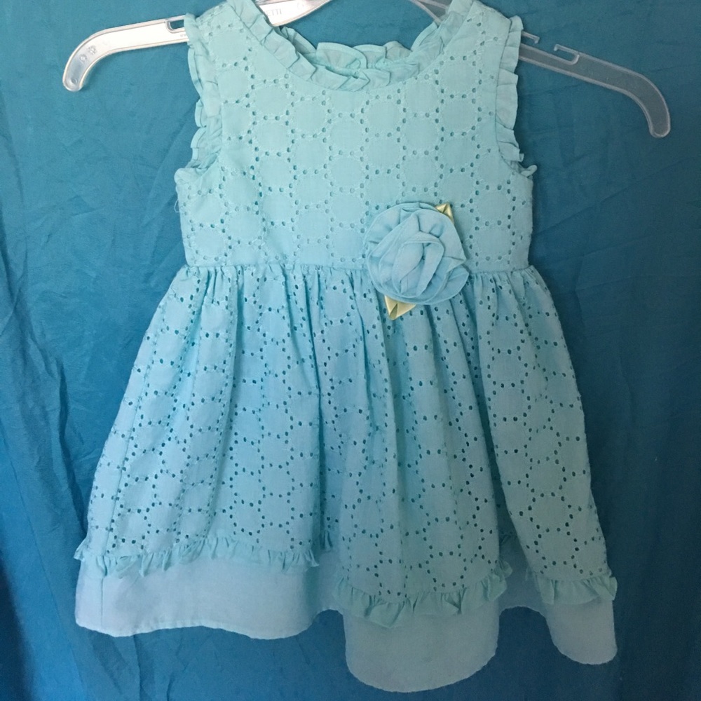 Blue girls toddler dress