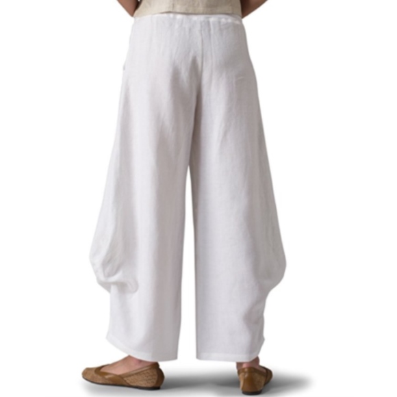 NWT VIVID 100% linen harem pants - ankle length 4 - Picture 6 of 7
