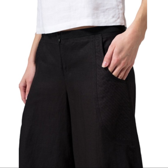 NWT VIVID 100% linen harem pants - ankle length 4 - Picture 3 of 7