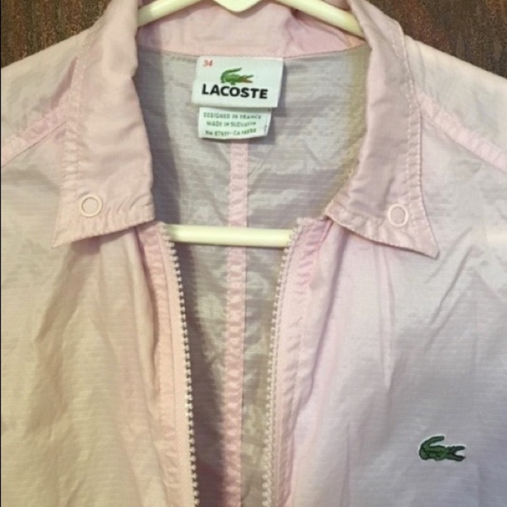 Lacoste wind breaker/light rain jacket