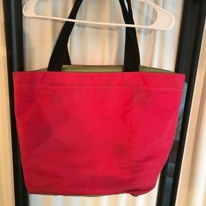 Herve Chapelier Watermelon green / pink Nylon Tote