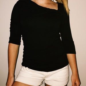 black half sleeve shirt