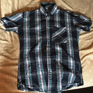 American apparel plaid shirt, size XS