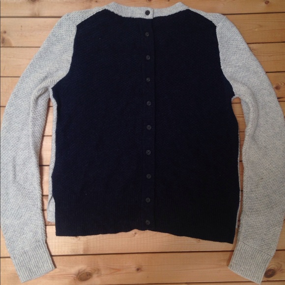 NEw back-button sweater backroad waffle knit top - Picture 6 of 8