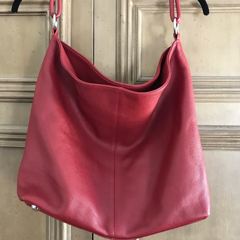 Deep Red Leather Bag