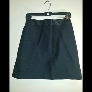 The Limited mini skirt with leather trim size 6
