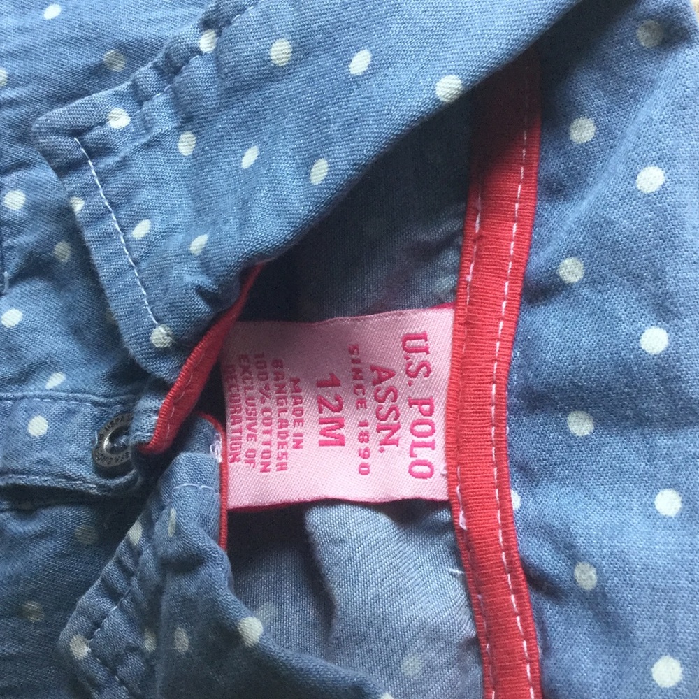 Girls 12 mos. Polo dress - Picture 3 of 5