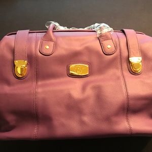 Joy Mangano Clothes it All Leather Tote w/RFID