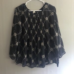 Old Navy floral tunic size L