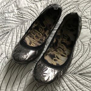 Sam Edelman Metallic Ballet Flats