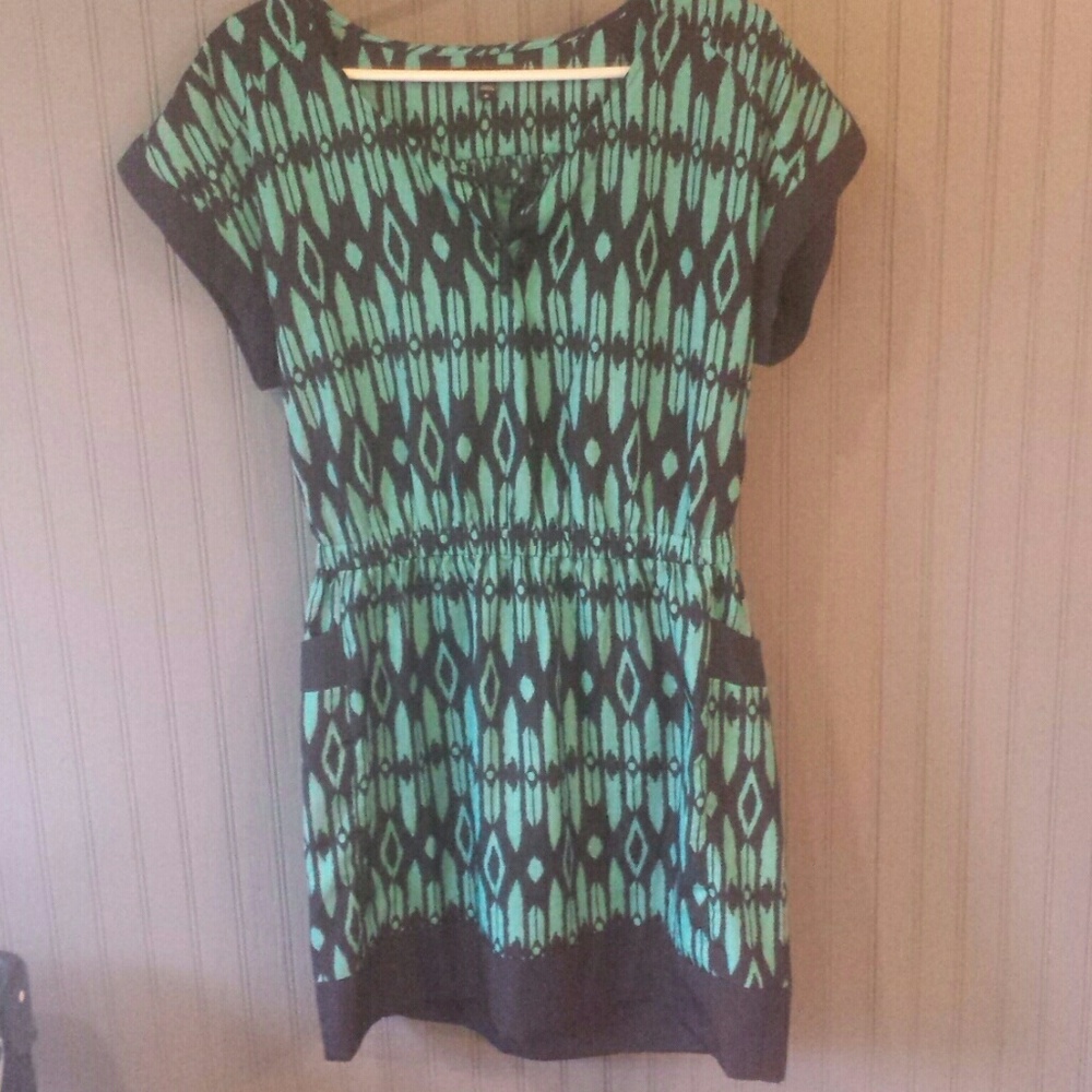 Gap Aztec print mini dress boho festival wear!