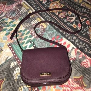 Authentic kate spade maroon crossbody or shoulder