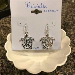 Silver Too Cute Turtle Earrings!