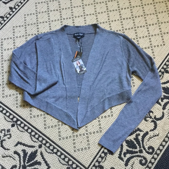 🆕 Bolero Shrug Sweater Knit Top ❤️🐚🎆💨 - Picture 3 of 6