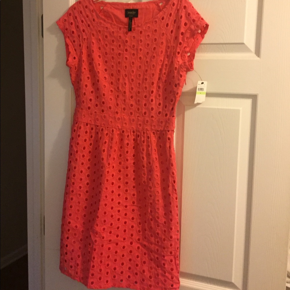 Coral Dress - Laundry size 4