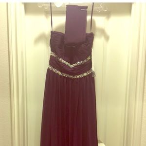 Long brand new evening gown