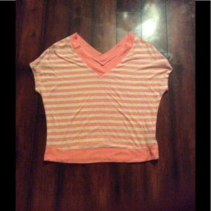 Pink Striped Sweater Shirt