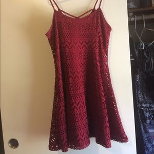 Red Lace Dress