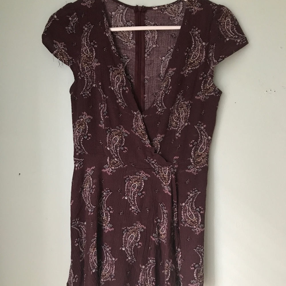 Cute paisley floral romper