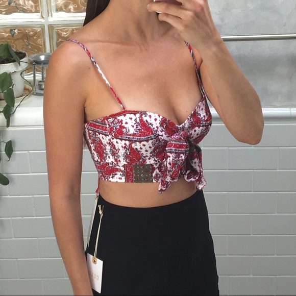 NWT The Jetset Diaries Tropical Paradise Bustier - Picture 8 of 8