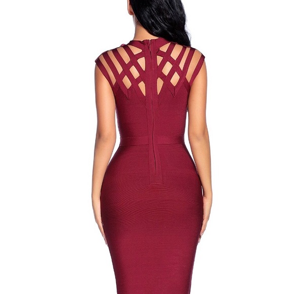 💗❤️ Brazilian Collar High Quality Bandage Dress - Picture 5 of 8