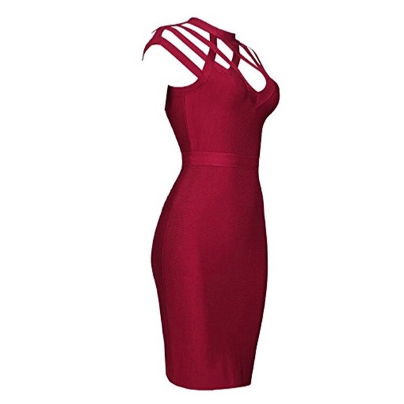 💗❤️ Brazilian Collar High Quality Bandage Dress - Picture 7 of 8