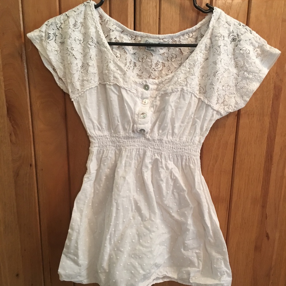 White shirt!