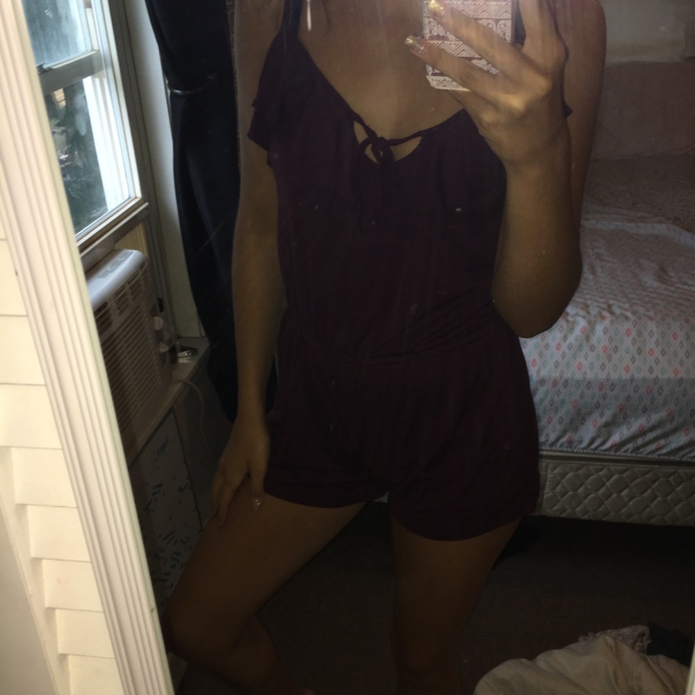 Maroon romper