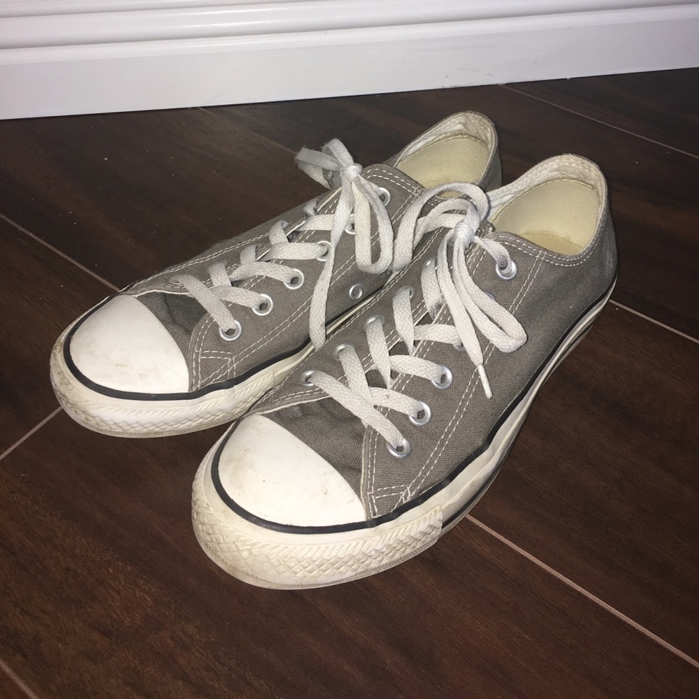 Gray Low Top Converse