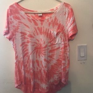 Hollister tie dye Tshirt with pocket