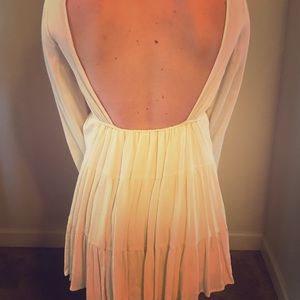 Open back dress